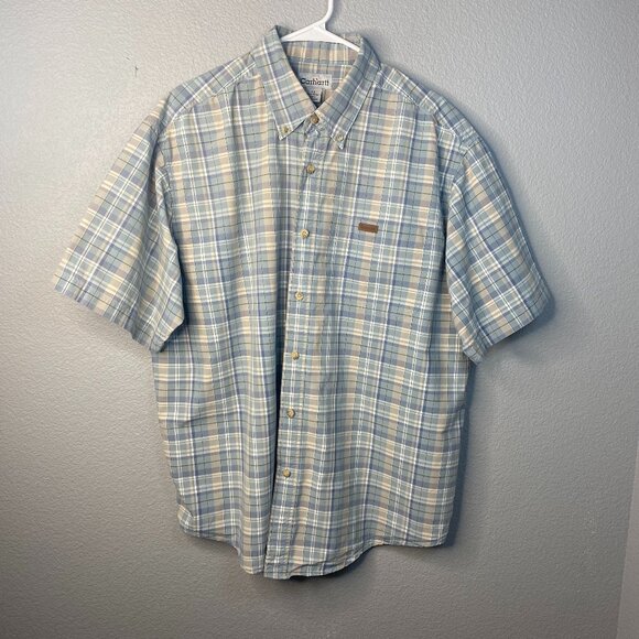 Carhartt Other - Carhartt Short Sleeve Plaid Button Down